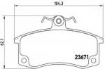 Тормозные накладки BREMBO BS147835