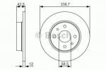 Тормозной диск BOSCH BS135424