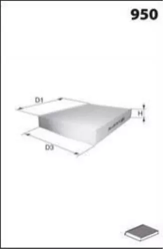 Салонный фильтр MECAFILTER BS218624