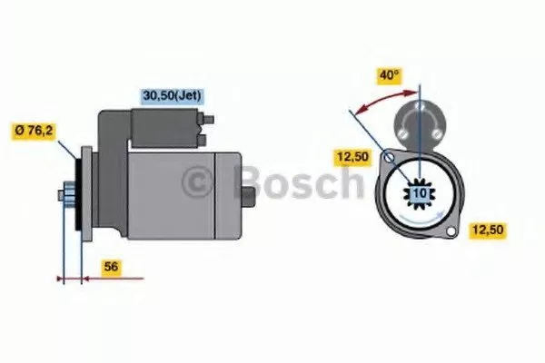Стартер BOSCH BS186087