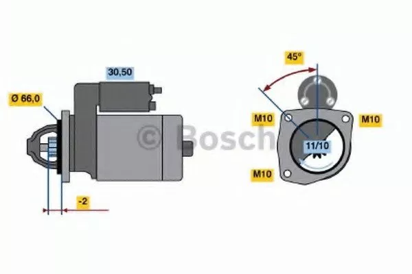 Стартер BOSCH BS186006