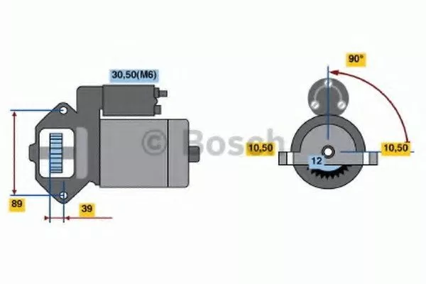 Стартер BOSCH BS186258