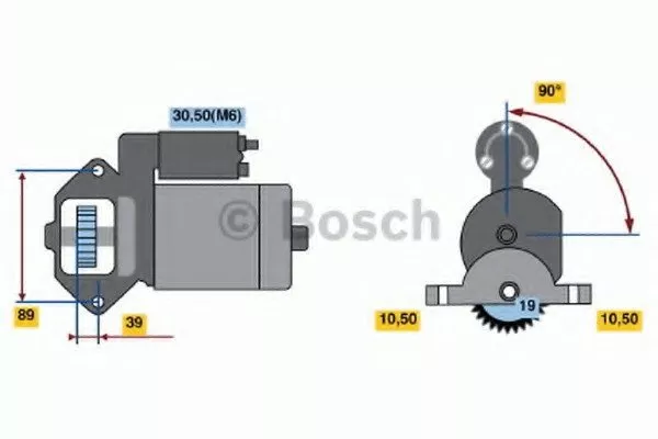 Стартер BOSCH BS186168
