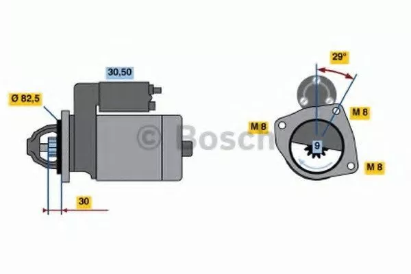 Стартер BOSCH BS186116