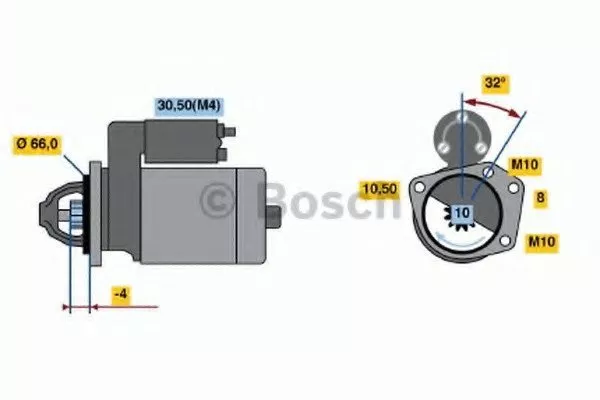 Стартер BOSCH BS186181