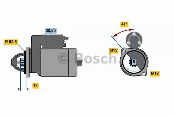 Стартер BOSCH BS186078