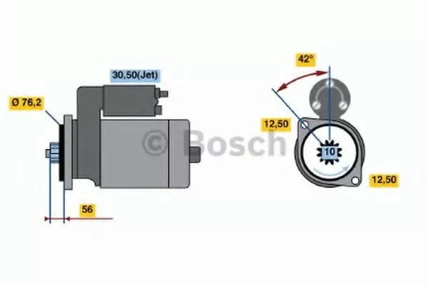 Стартер BOSCH BS185873 Стартер BOSCH BS185873