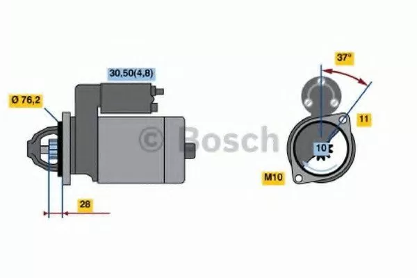 Стартер BOSCH BS186211