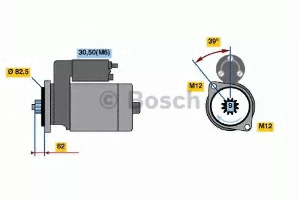 Стартер BOSCH BS186182