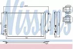 Радиатор кондиционера NISSENS BS99070