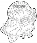 Вентилятор отопителя Denso BS116078