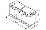 Аккумулятор автомобильный BOSCH BS44201