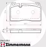 Тормозные накладки ZIMMERMANN BS149842