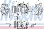 Компрессор кондиционера NISSENS BS97441