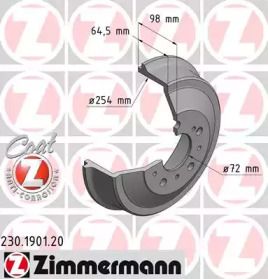 Тормозной барабан Otto Zimmermann BS274760