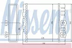 Радиатор печки NISSENS BS118447 Радиатор печки NISSENS BS118447