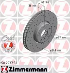 Тормозной диск ZIMMERMANN BS140269