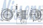 Вентилятор отопителя NISSENS BS116394