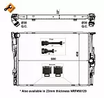 Радиатор охлаждения двигателя NRF BS90885