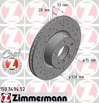 Тормозной диск ZIMMERMANN BS140209
