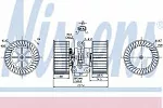 Моторчик отопителя NISSENS BS116935