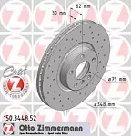 Тормозной диск ZIMMERMANN BS140272
