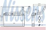 Радиатор печки NISSENS BS118614 Радиатор печки NISSENS BS118614
