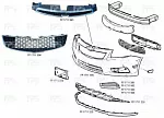 Решетка радиатора FORMA PARTS BS108190