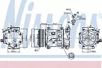 Компрессор кондиционера NISSENS BS97531