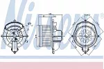 Вентилятор отопителя NISSENS BS116443