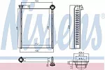 Радиатор печки NISSENS BS118655