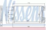 Радиатор кондиционера NISSENS BS99039