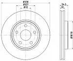 Тормозной диск TEXTAR BS140257