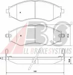 Тормозные накладки A.B.S. BS146563