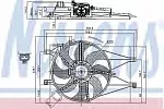 Вентилятор радиатора NISSENS BS62395