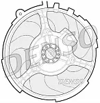 Вентилятор радиатора Denso BS62500