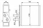 Радиатор печки NRF BS118015 Радиатор печки NRF BS118015