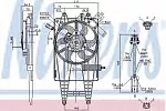 Вентилятор радиатора NISSENS BS62410