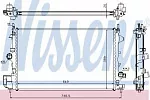 Радиатор охлаждения двигателя NISSENS BS91341