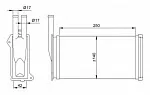 Радиатор печки NRF BS117965