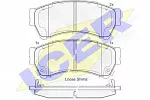 Тормозные накладки ICER BS148180