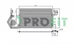 Радиатор кондиционера PROFIT BS98202