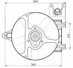 Вентилятор радиатора NRF BS62532
