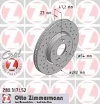 Тормозной диск ZIMMERMANN BS139800