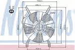 Вентилятор радиатора NISSENS BS62635