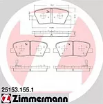 Тормозные колодки ZIMMERMANN Задние BS144905 Тормозные колодки ZIMMERMANN Задние BS144905