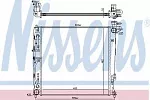 Радиатор охлаждения двигателя NISSENS BS92094