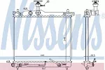 Радиатор охлаждения двигателя NISSENS BS91149
