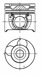 Поршень двигателя NURAL BS79485