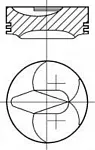 Поршень двигателя NURAL BS79357